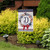 American Wreath Monogram D Garden Flag