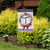 American Wreath Monogram T Garden Flag