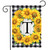 Sunflowers Monogram T Garden Flag