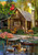 Lakeside Cabin Garden Flag