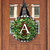 Wreath Monogram Letter A Door Hanger