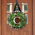 Wreath Monogram Letter C Door Hanger