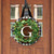 Wreath Monogram Letter G Door Hanger