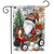 Wagon Gnome Garden Flag