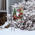 Wagon Gnome Garden Flag
