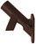 Bronze 2 Position Metal Flag Pole Bracket