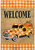 Checkered Fall Truck Burlap House Flag