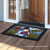 Snowman and Cardinals Doormat