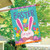 Bow Tie Easter Bunny House Flag