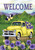Yellow Pickup Truck Garden Flag