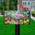 Birdbath in Bloom Mailbox Cover