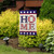 American Home Burlap Garden Flag