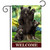 Black Bear Welcome Garden Flag