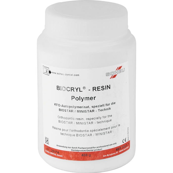 Biocryl Inj BIOCRYL®-RESIN Can 400 g polymer - Odonto