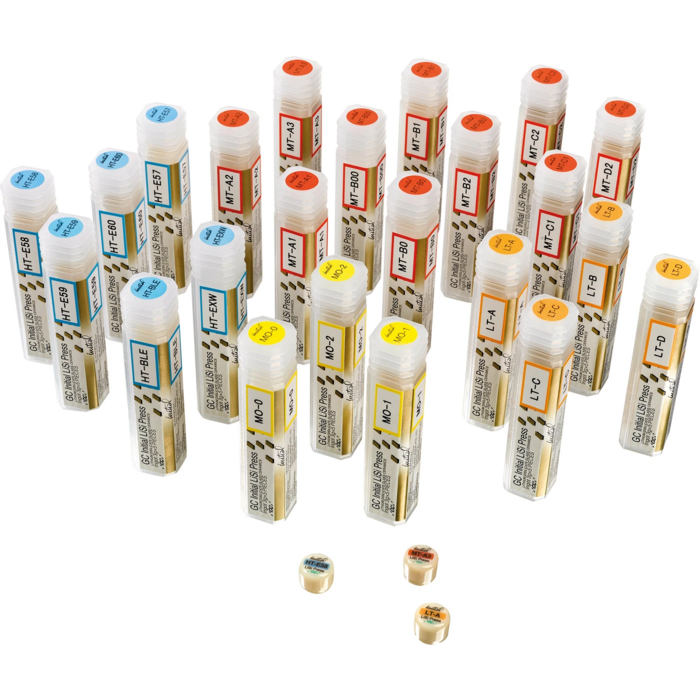 GC Initial™ LiSi Press Pack of 5 x 3 g B1 LT blanks - Odonto