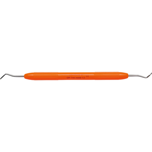 LM DuraGradeMAX gingival margin instrument stk. 1,2 mm, distal, lyseblå, LM-ErgoNorm håndtak