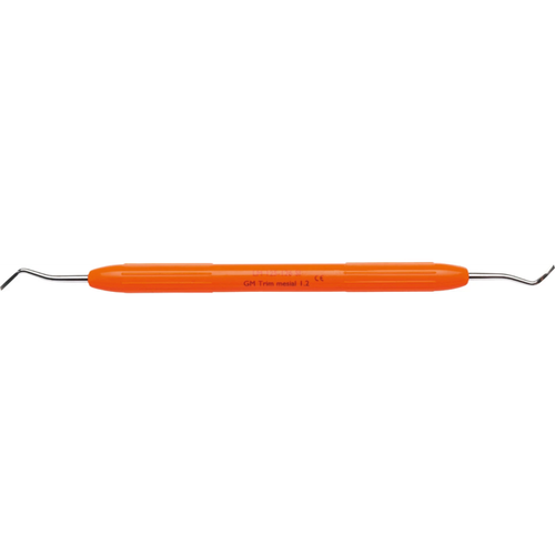 LM DuraGradeMAX gingival margin instrument stk. 1,2 mm, distal, lyseblå, LM-ErgoNorm håndtak