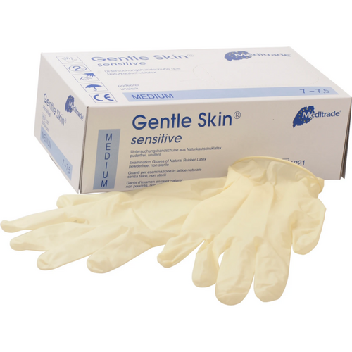 Gentle Skin sensitive 100 stk. pudderfrie, natur, M