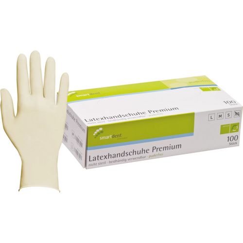 smart latekshansker Premium PF 100 stk. pudderfrie, XS