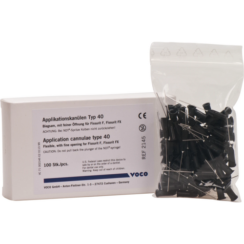 Fissurit påføringsspisser 100 påføringskanyler type 40