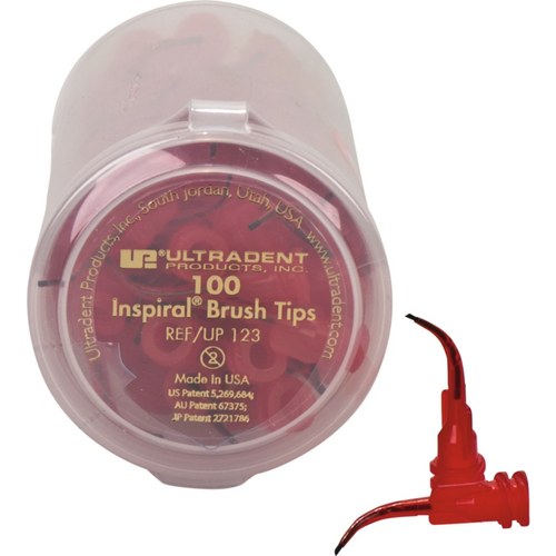 Inspiral Brush Tips spisser med børste 100 stk, 1,07 mm