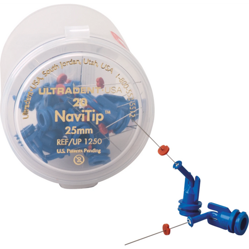 NaviTip spisser 20 stk. blå, lengde 25 mm, Ø 0,3 mm, 30ga