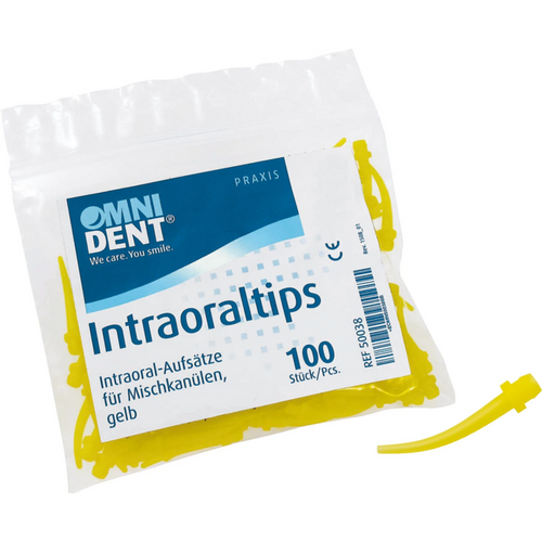 Intraorale spisser 100 stk. gul