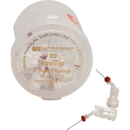 NaviTip spisser 20 stk. perlemor, lengde 17 mm, Ø 0,33 mm, 29ga