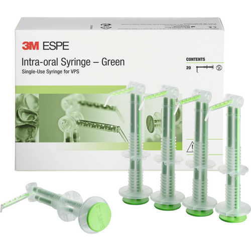 Intraorale sprøyter 20 stk grønne