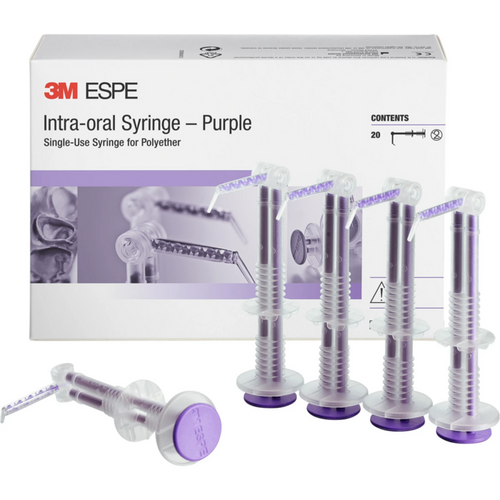 Intraorale sprøyter 20 stk lilla