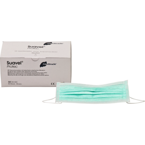 Suavel Protec eske 50 stk. grønn, med elastisk strikk