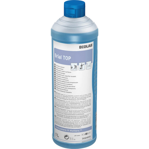 Brial Top gentle cleaner kartong 12 x 1 liter skånsomt rengjøringsmiddel