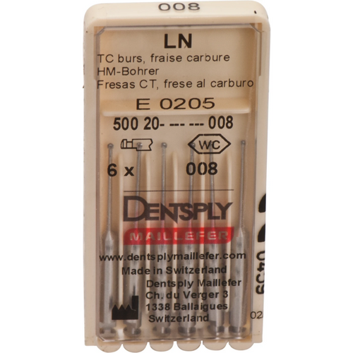 LN Long Neck Drill 6 stk. ISO 008