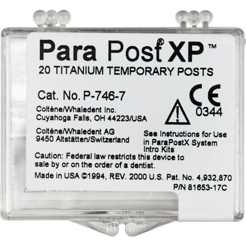 ParaPost XP midlertidige stifter 20 stk størrelse 7