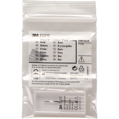 RelyX Fiber Post 3D rotstiftbor stk. størrelse 1 1,3 mm gul