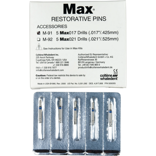 MAX PINS 5 bor blå Ø 0,425 mm