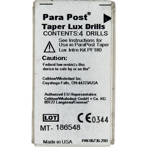 ParaPost TAPER LUX sett 4 assorterte bor