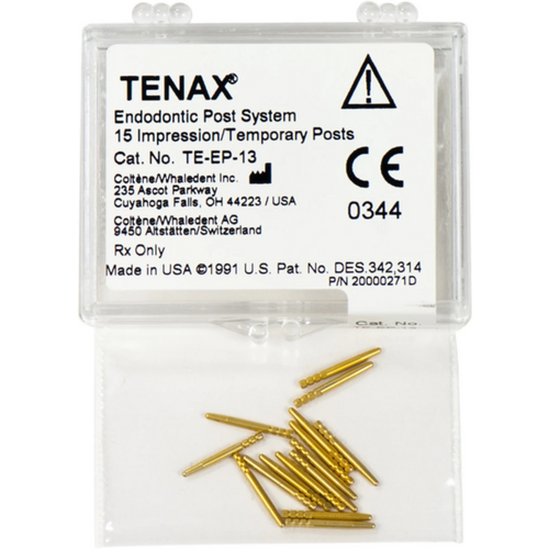 TENAX avtrykks-/midlertidige stifter 15 stk. 1,3 mm gul