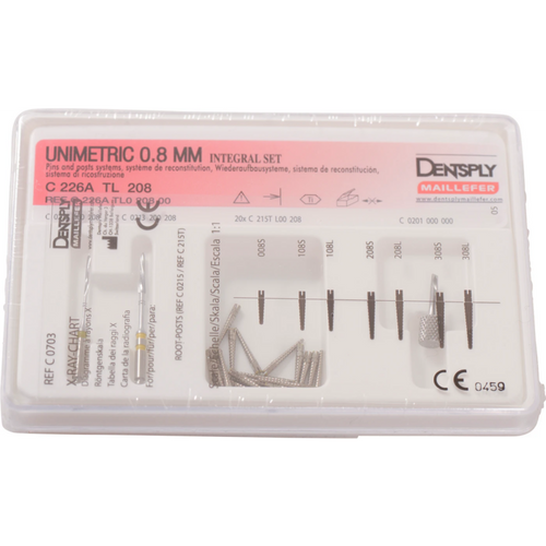 UNIMETRIC Integral sett med 20 deler størrelse 208L