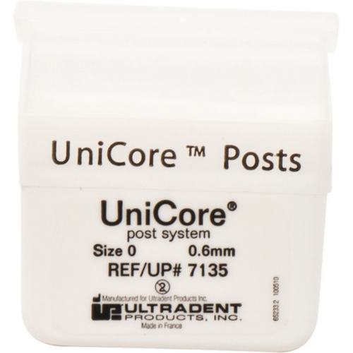 UniCore 5 rotstifter hvit, størrelse 0