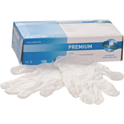 PREMIUM 100 stk., pudderfri, transparent, L