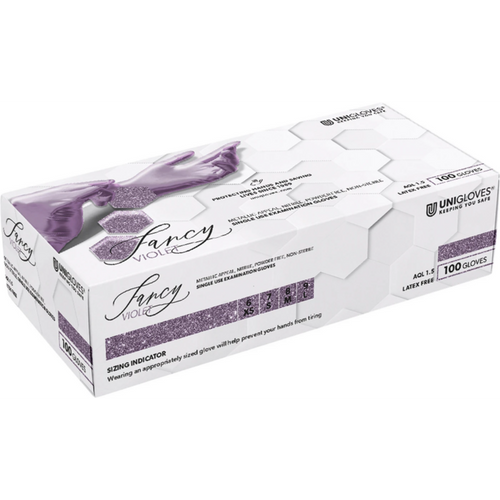 FANCY VIOLET 100 stk. pudderfrie, fiolette, M