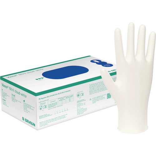 Vasco Nitrile cloud-white 150 stk. pudderfrie, cloud-white, L