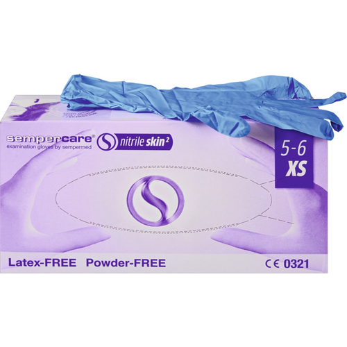sempercare nitrile skin 200 stk fiolett-blå, XS
