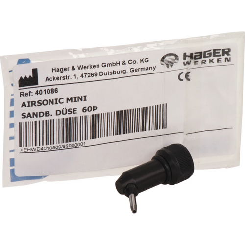 Airsonic nozzle dyse vinklet, 60 grader