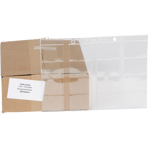 Røntgenhylser 100 hylser 30 x 40 mm, for 16 bilder og DIN A5