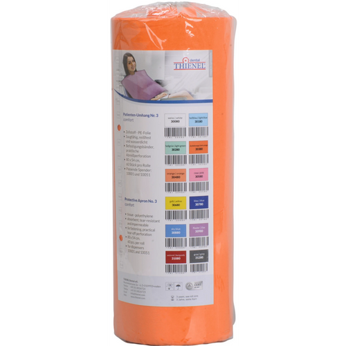 Pasientserviett nr. 3 comfort rull 60 stk mørk oransje