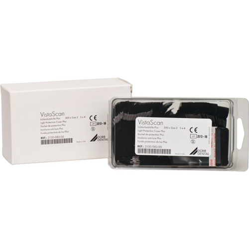 VistaScan Light Protection Covers Plus 300 stk. svarte, størrelse 2 (3 x 4 cm)