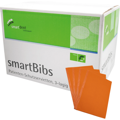 smartBibs kartong 500 stk oransje