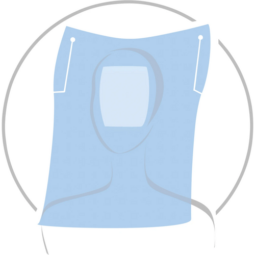 THERMOLAX rull 30 stk comfort, 90 x 60 cm, blå